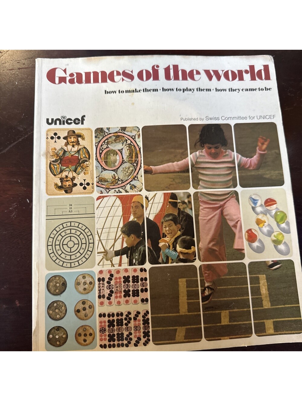 Games of the World Grunfeld UNICEF Vtg 1982 English Edition Softcover By Swiss C